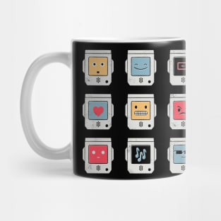 Robotic emojis Mug